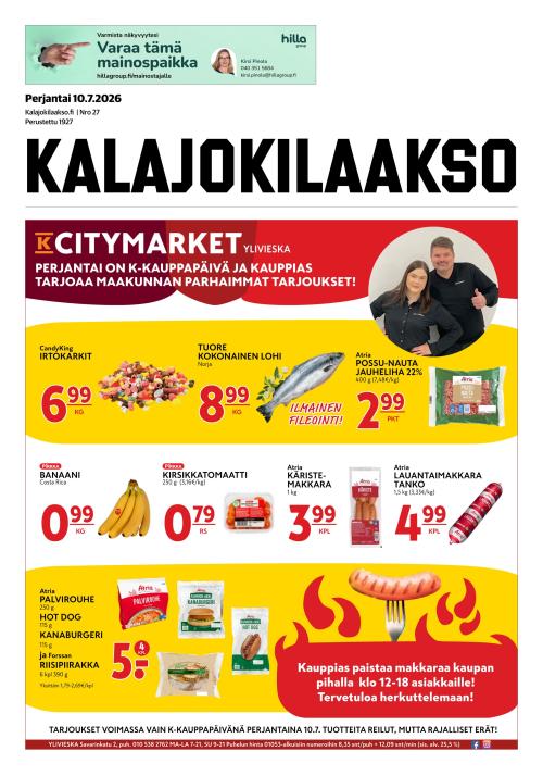 Kalajokilaakso ja Kalajaska 10.7.2026