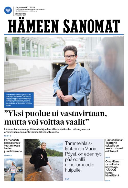 Hämeen Sanomat 10.7.2026