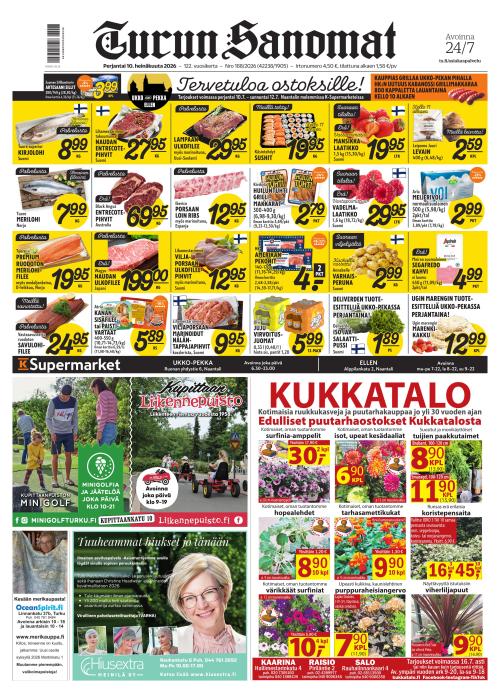 Turun Sanomat 10.7.2026