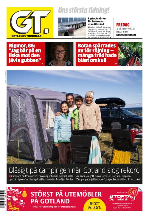 Gotlands Tidningar 10.7.2026