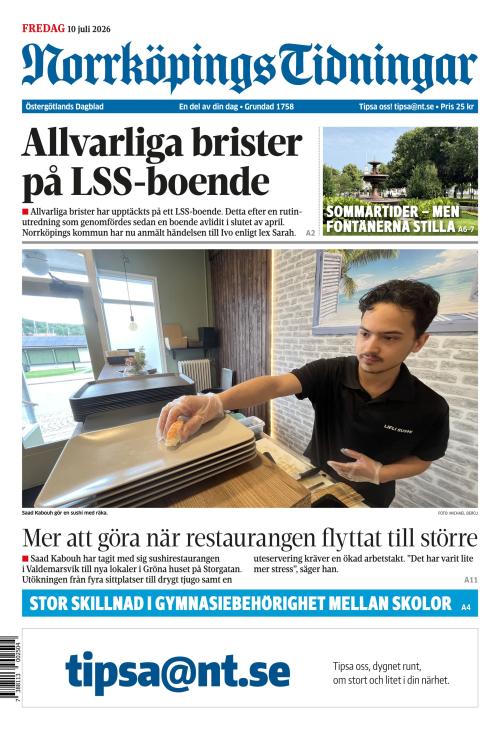 Norrköpings Tidningar 10.7.2026