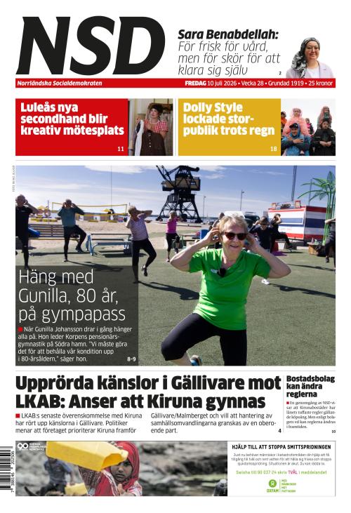 Norrländska Socialdemokraten 10.7.2026