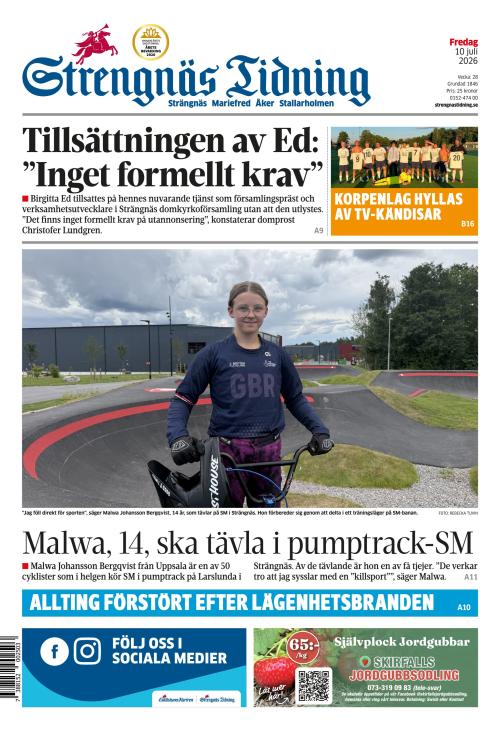 Strengnäs Tidning 10.7.2026