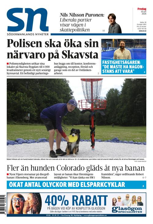 Södermanlands Nyheter 10.7.2026