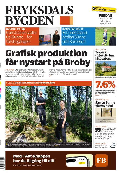 Fryksdals-Bygden 10.7.2026