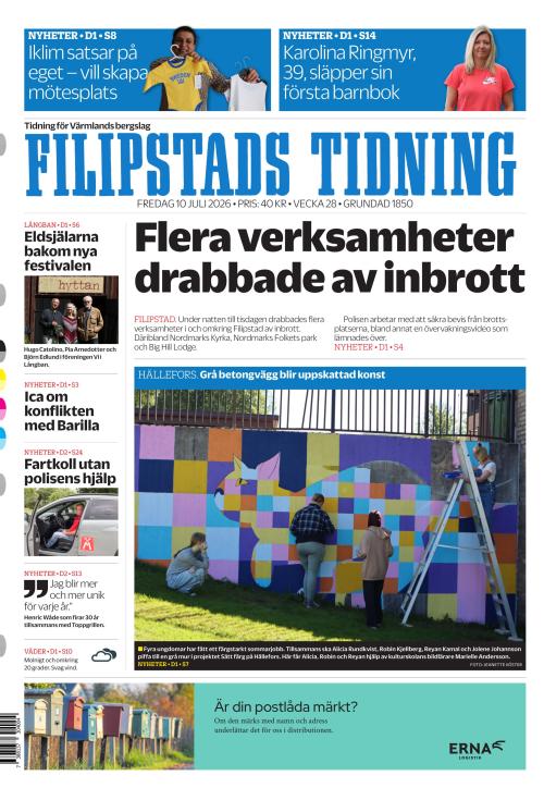Filipstads Tidning 10.7.2026