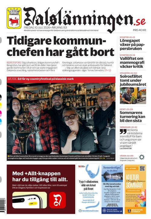 Dalslänningen 10.7.2026