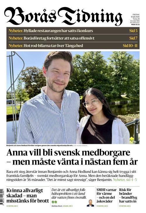 Borås Tidning 10.7.2026