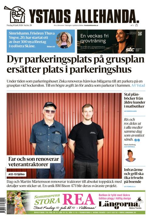 Ystads Allehanda 10.7.2026