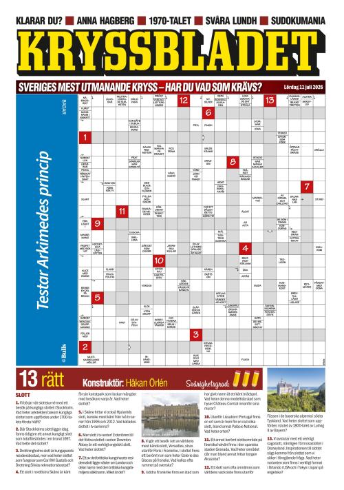Aftonbladet Lördag 11.7.2026