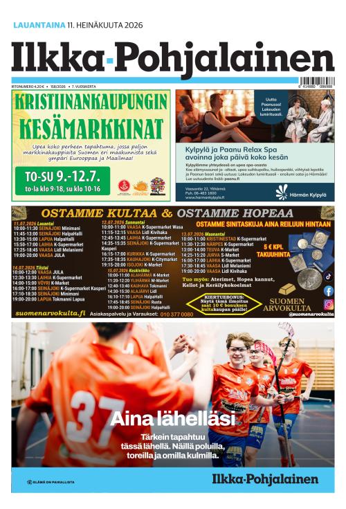 Ilkka-Pohjalainen 11.7.2026