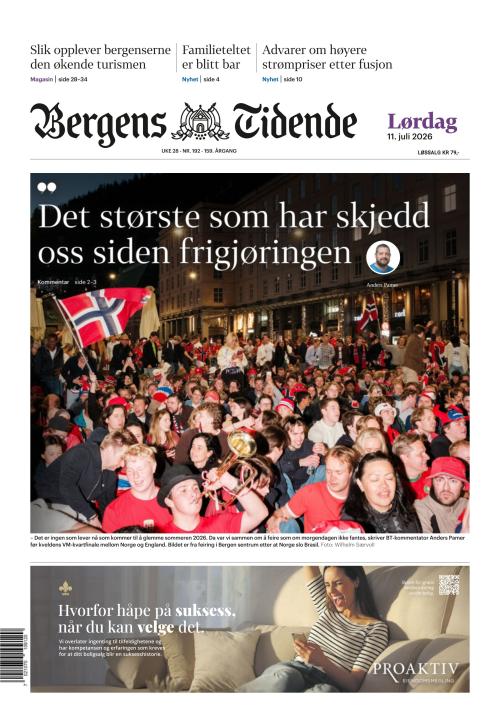 Bergens Tidende 11.7.2026