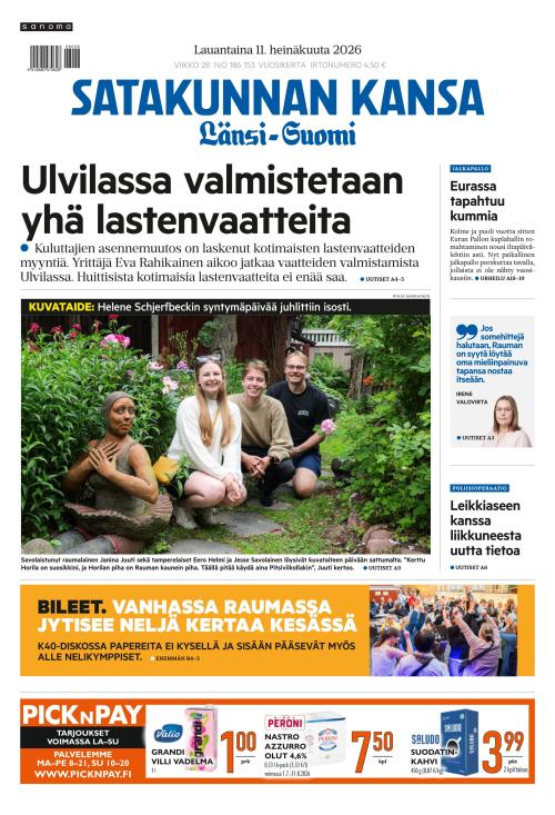 Satakunnan Kansa Länsi-Suomi 11.7.2026