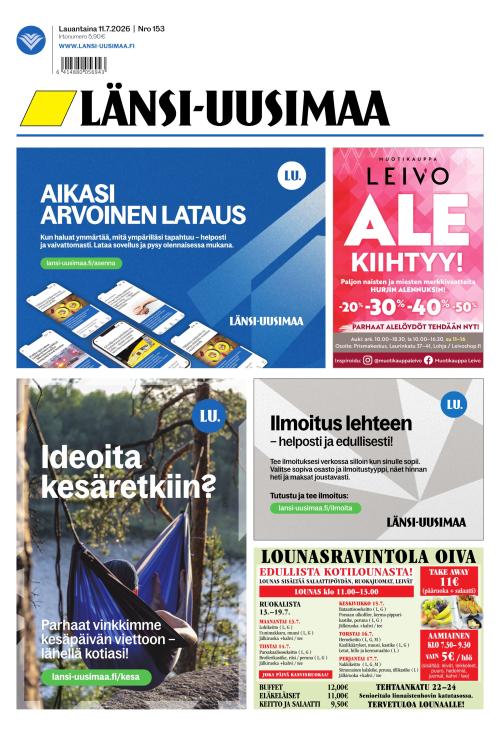 Länsi-Uusimaa 11.7.2026