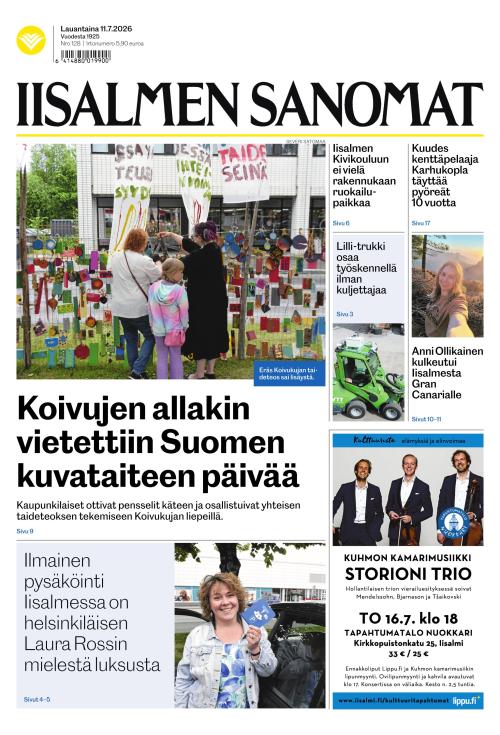 Iisalmen Sanomat 11.7.2026