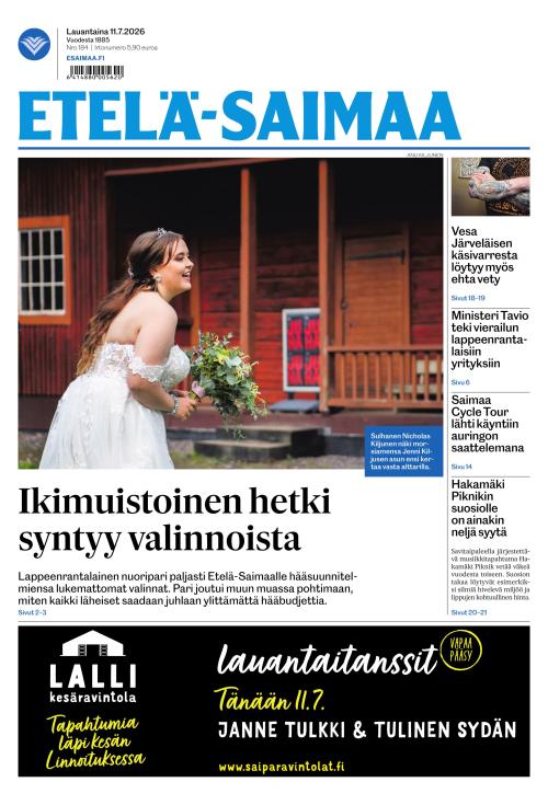 Etelä-Saimaa 11.7.2026