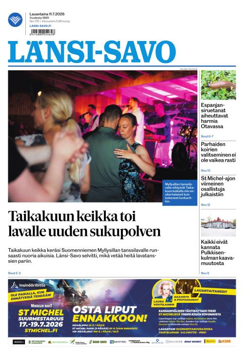 Länsi-Savo 11.7.2026