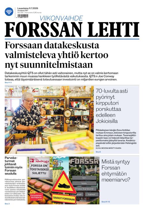 Forssan Lehti 11.7.2026