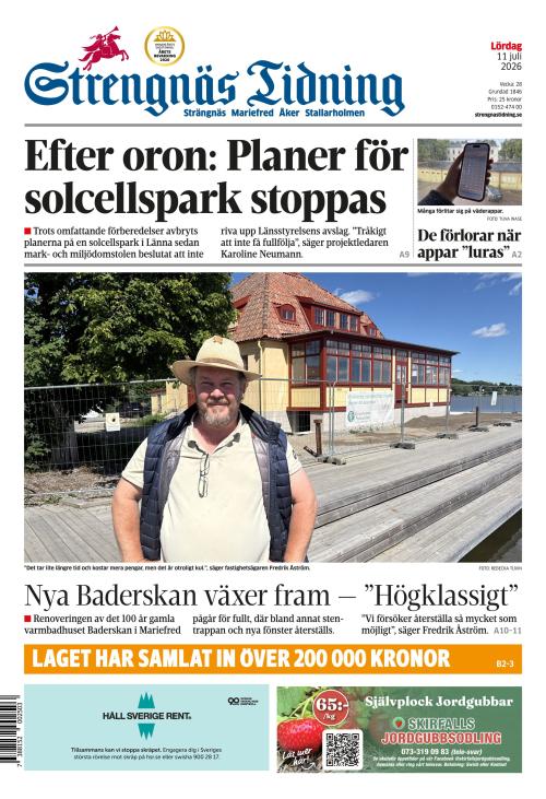 Strengnäs Tidning 11.7.2026