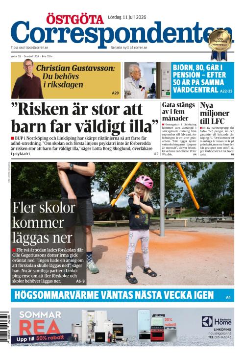 Östgöta Correspondenten 11.7.2026