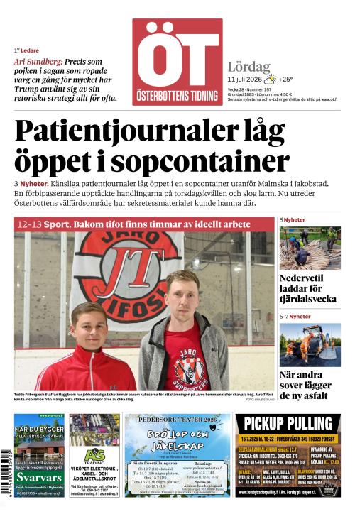 Österbottens Tidning 11.7.2026