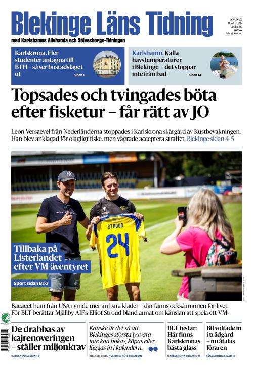 Blekinge Läns Tidning 11.7.2026