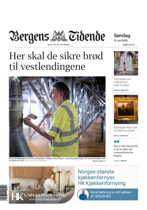Bergens Tidende 12.7.2026