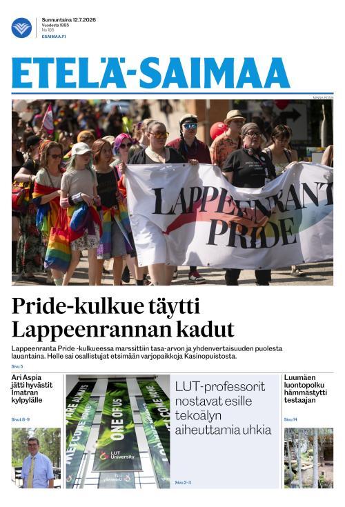 Etelä-Saimaa 12.7.2026