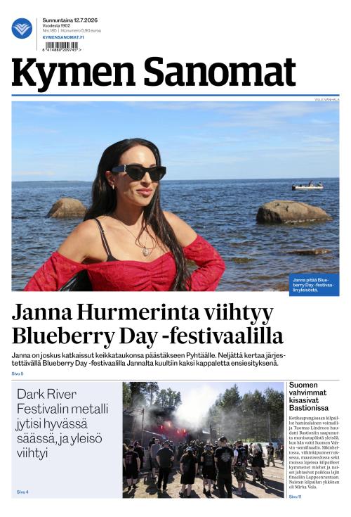 Kymen Sanomat 12.7.2026