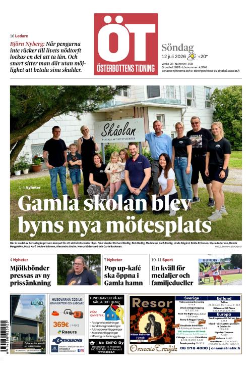 Österbottens Tidning 12.7.2026