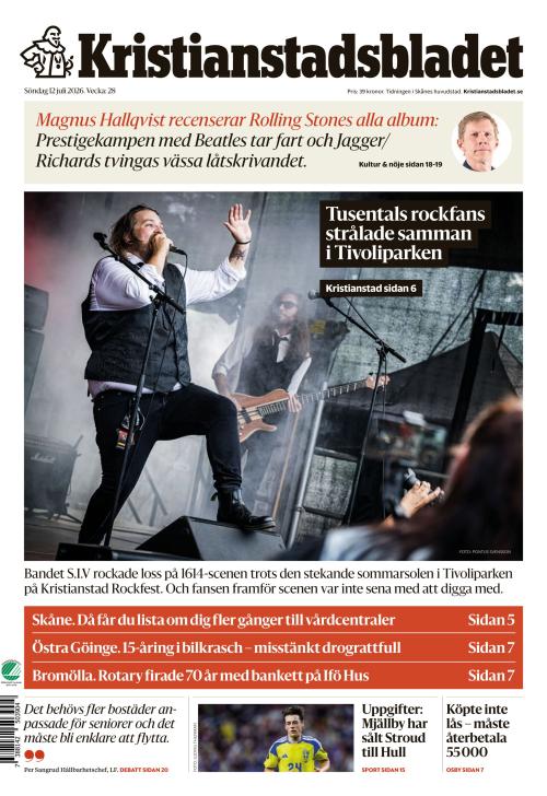 Kristianstadsbladet 12.7.2026