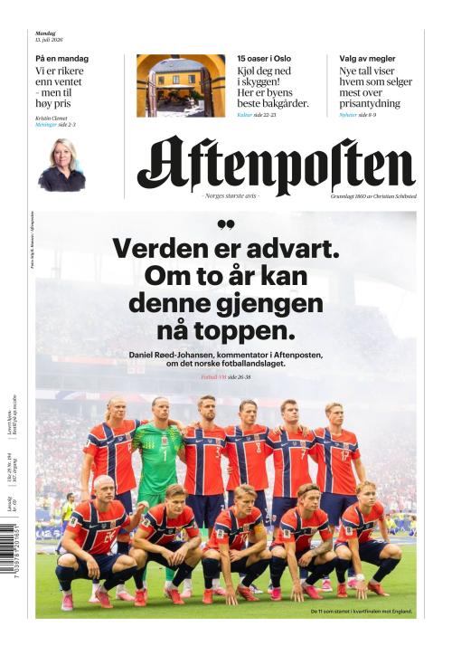 Aftenposten 13.7.2026