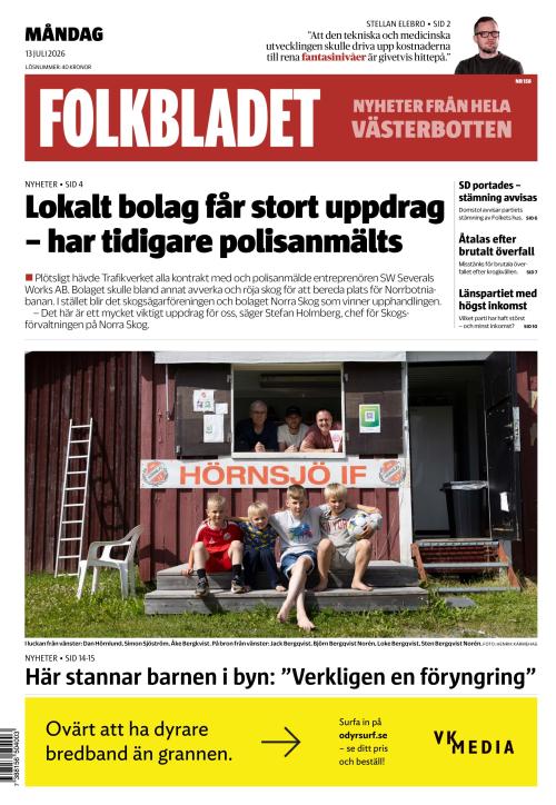 Folkbladet (Västerbotten) (SE) 13.7.2026