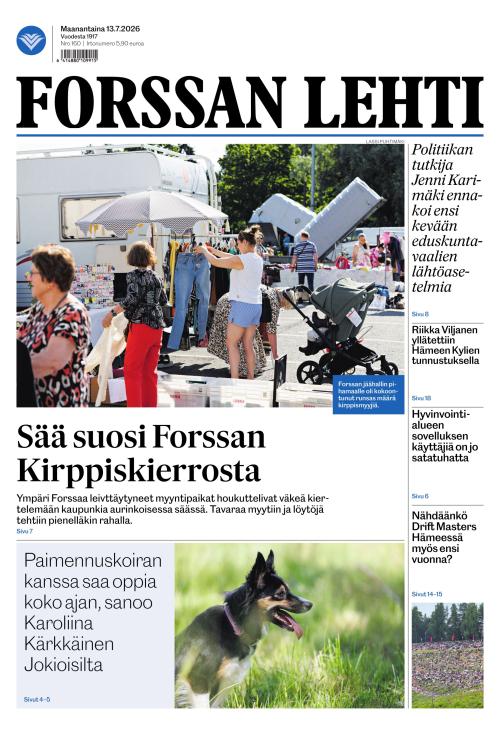 Forssan Lehti 13.7.2026
