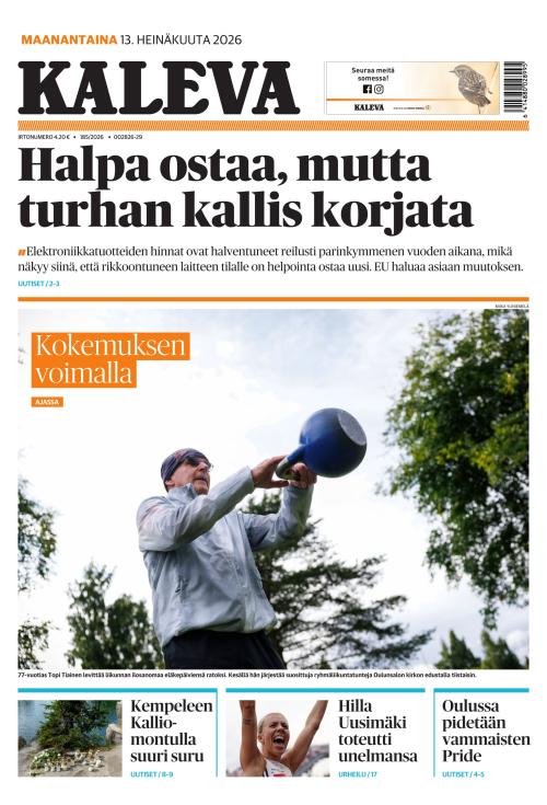 Kaleva 13.7.2026