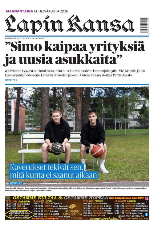 Lapin Kansa 13.7.2026