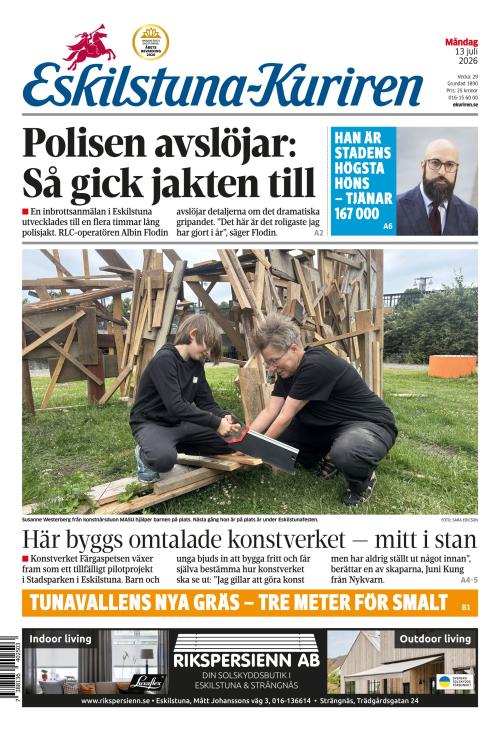 Eskilstuna-Kuriren 13.7.2026