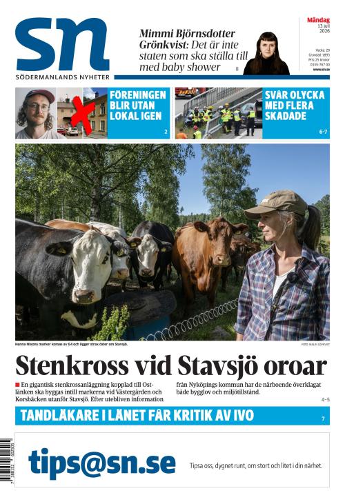 Södermanlands Nyheter 13.7.2026