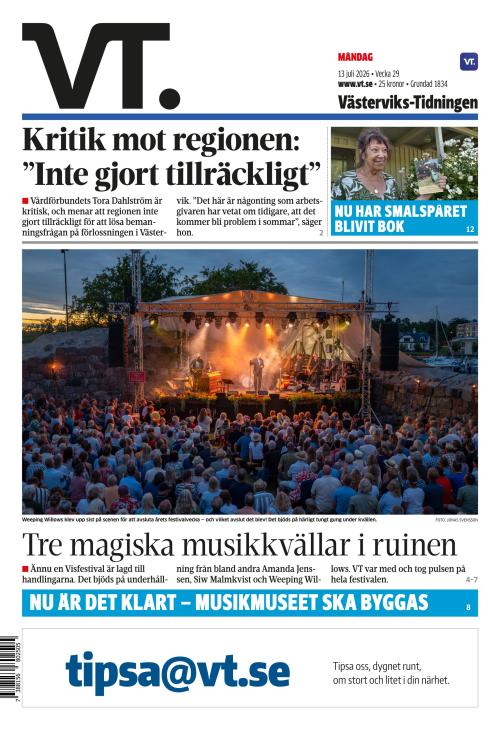 Västerviks-Tidningen 13.7.2026
