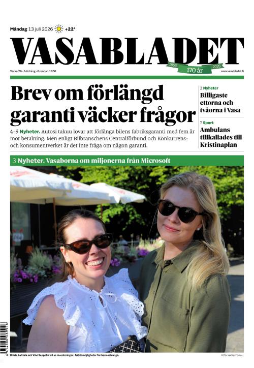 Vasabladet 13.7.2026