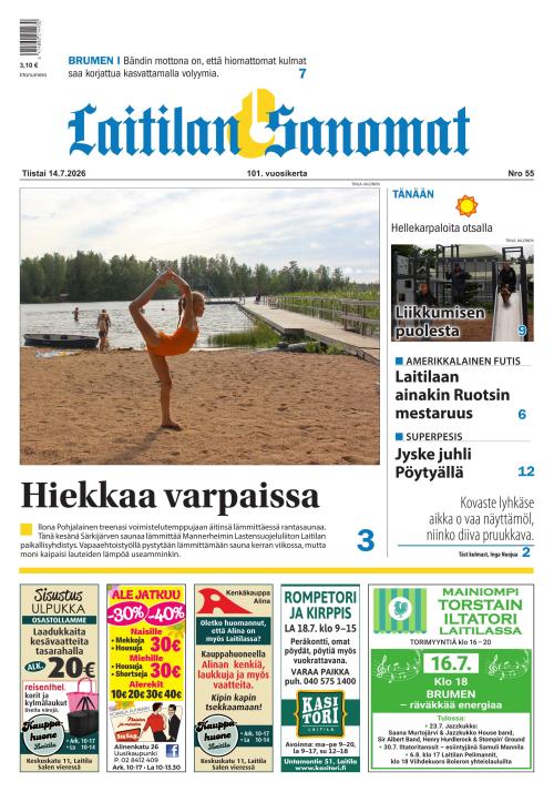 Laitilan Sanomat 14.7.2026