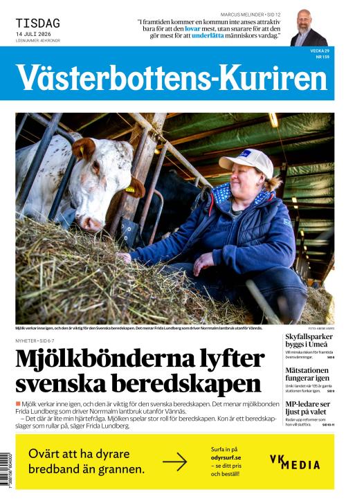 Västerbottens-Kuriren (SE) 14.7.2026