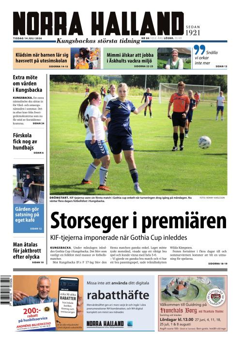 Norra Halland 14.7.2026