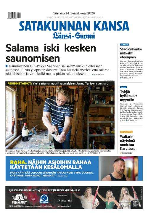 Satakunnan Kansa Länsi-Suomi 14.7.2026