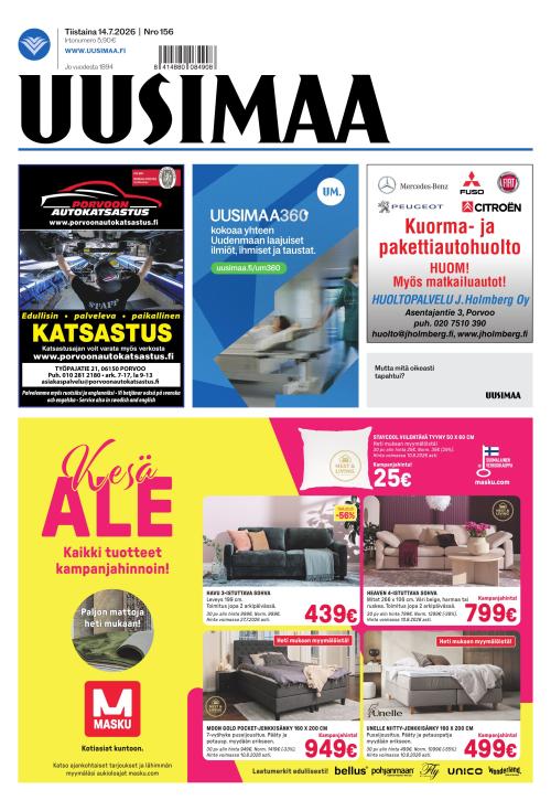 Uusimaa 14.7.2026