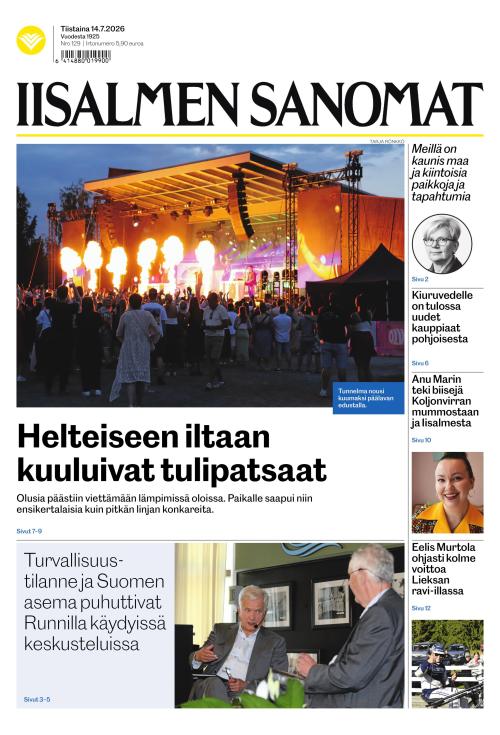 Iisalmen Sanomat 14.7.2026