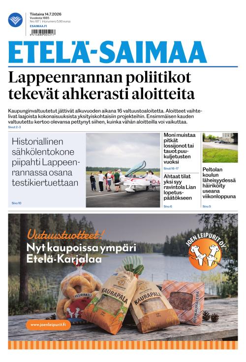 Etelä-Saimaa 14.7.2026