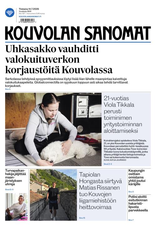 Kouvolan Sanomat 14.7.2026