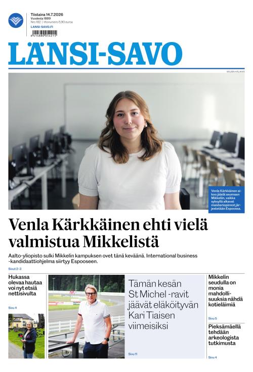 Länsi-Savo 14.7.2026