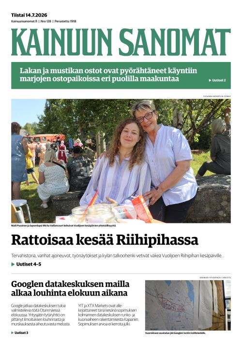 Kainuun Sanomat 14.7.2026